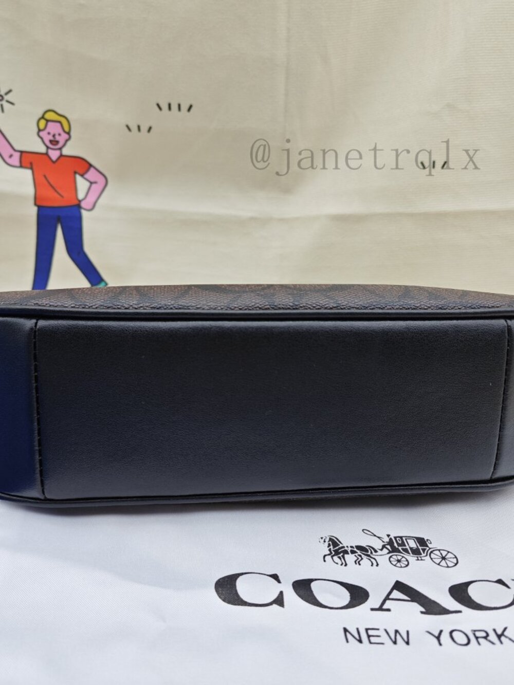 ๐ถ๐ถCoach Teri Shoulder Bag In Signature Canvas black - Picture 8 of 8